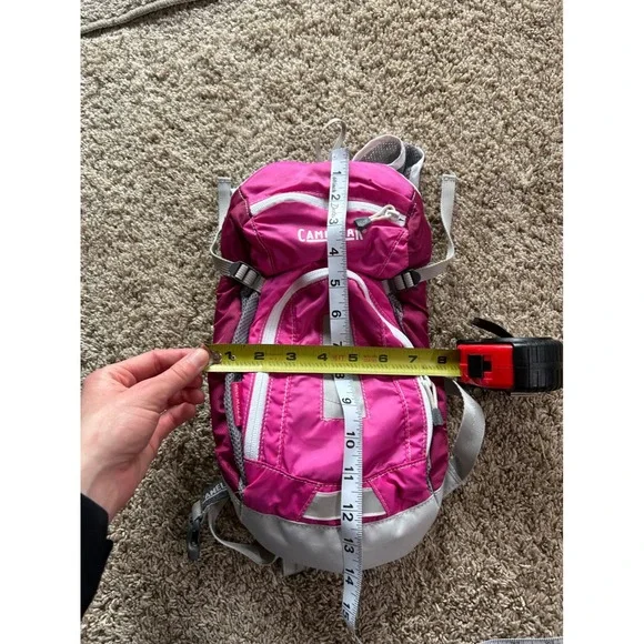 CamelBak Mini M.U.L.E. Kids Hydration Pack Backpack Pink Grey Hiking Outdoor - Picture 5 of 5